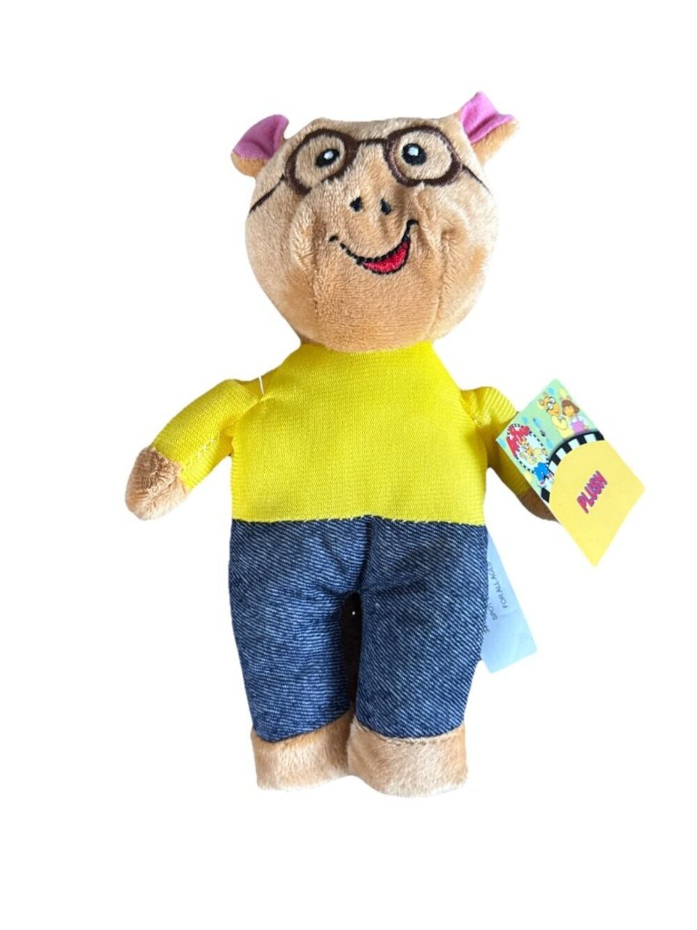 Arthur Plush Doll Stuffed Animal Toy  PBS Kids “Arthur" NWT